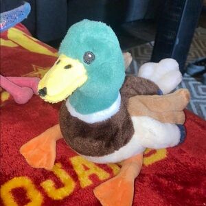 Bass Pro Shops Plush Duck - Green, Yellow, Brown, Orange